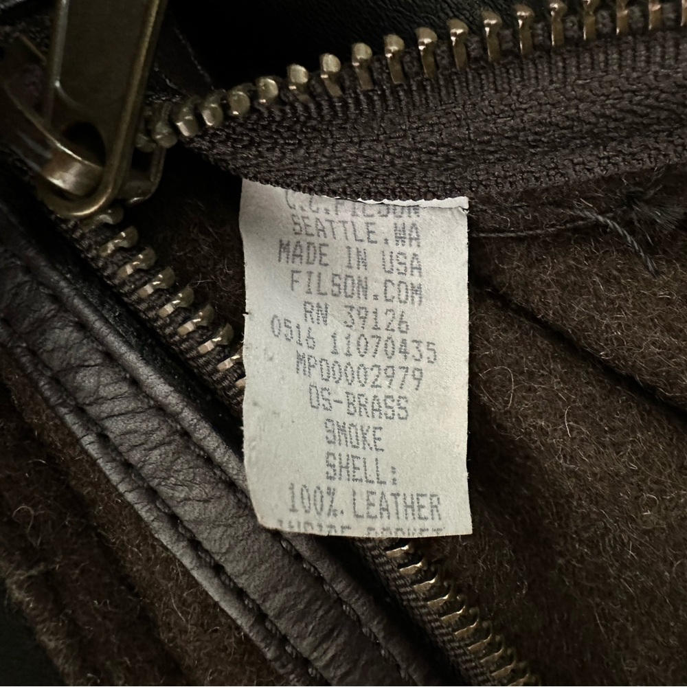 Filson Leather Backpack. - Picture 9 of 9
